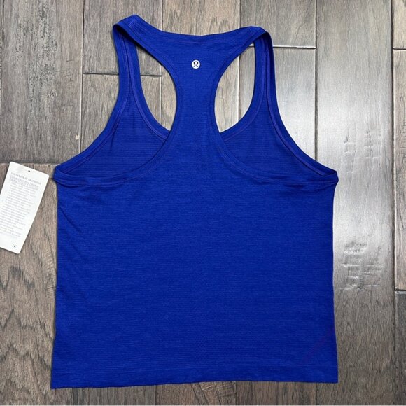 Lululemon NWT Swiftly Tech Racerback Tank Top 2.0 *Waist Length Larkspur - Picture 2 of 9
